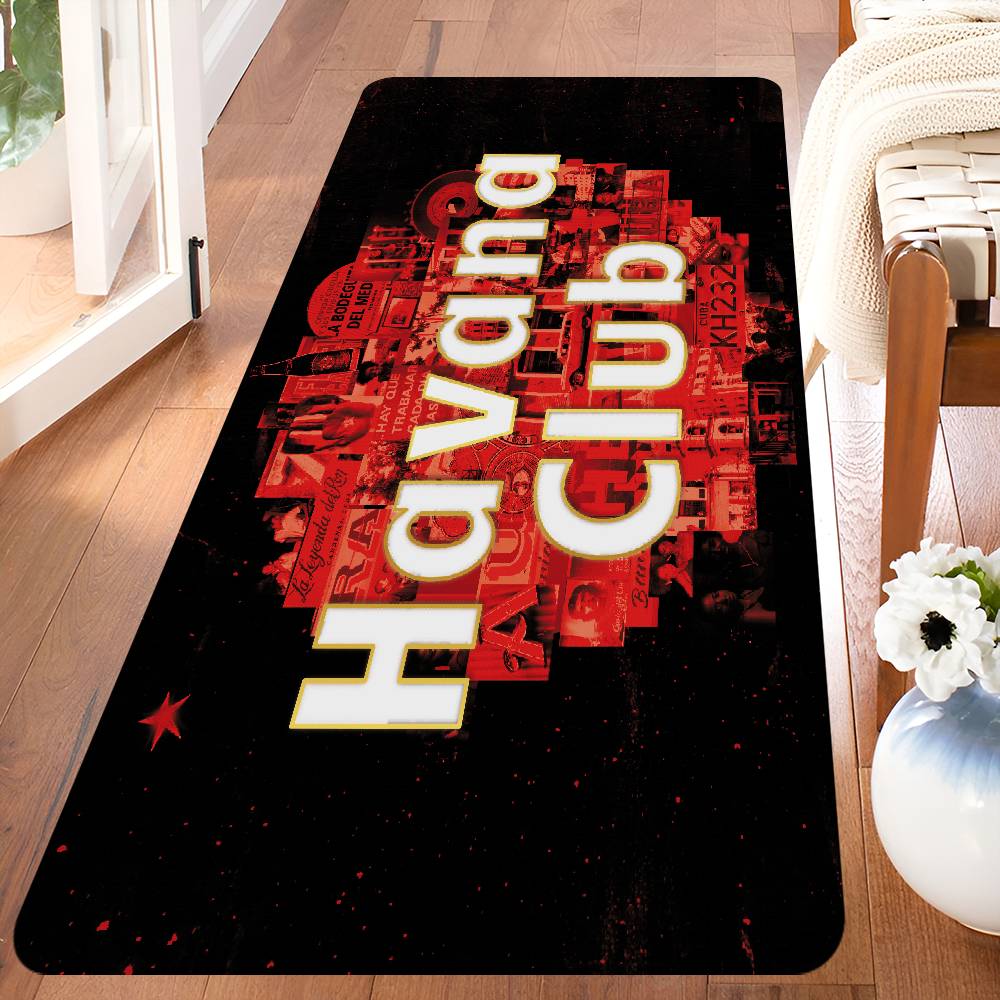 H-Havana C-Club Floor Mat Non-Slip Laundry Room Mat Laundry Decor Balcony Child Living Room Bedside Mats