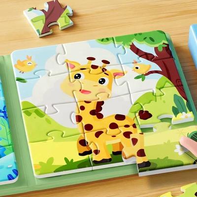 3-6 Yaş Çocuklar İçin Manyetik Yapboz Bebek Eğitim Oyuncakları Çocuk Montessori Bebek Kendin Yap