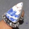 Sodalite 925 Silver Plated Ring US 7 Classy Look B7d36