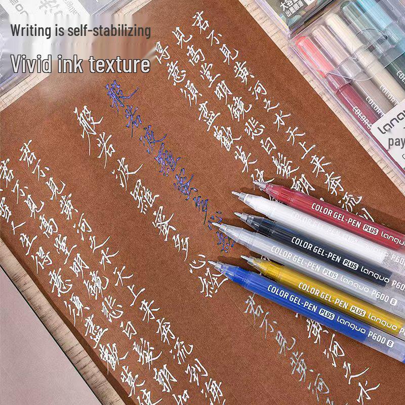 Pix Marker Chinezesc Albastru Fructat pentru Caligrafie și Evidențiere pentru Studenți și Copii