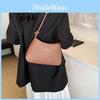 Chic Versatile Solid Color Underarm Bag Fashionable Crossbody Bag For Autumn 2024