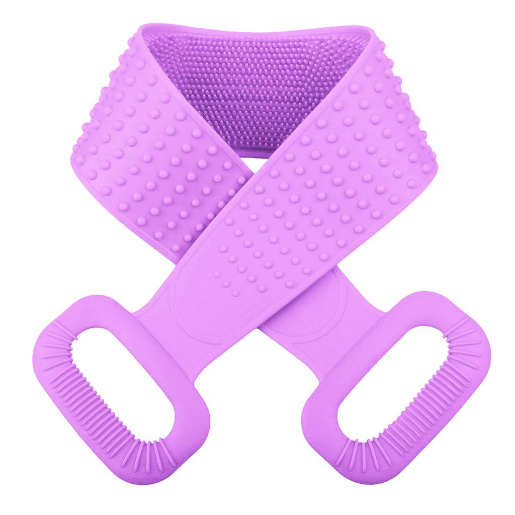 Körperschwamm Silikonbürsten Badetücher Wäscher Reiben Rückenpeeling Massage Duschgürtel Erweiterte Hautreinigungsbürsten