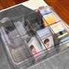 Compartment Flip Box Acrylic Transparent Display Box Card Kpop Photocard Storage Box Photo Card Organizer