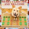 Christmas Floor Mat - Easy To Clean Gingerbread House Entrance Mat - Indoor And Outdoor Home Decoration Carpet