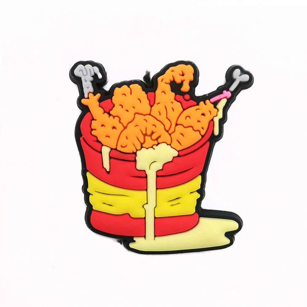 

Мультяшная серия еды Застежки-украшения для клогов - Съемные аксессуары для садовой обуви