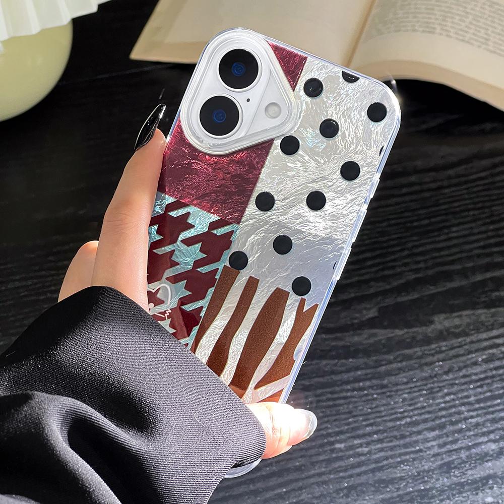 Phone Case for iPhone 11 13 16 Pro Max iPhone 14 15 Pro Max 12 13 Pro Max 16 Plus  13 Pro 14 Pro Glacier Pattern High-grade Color