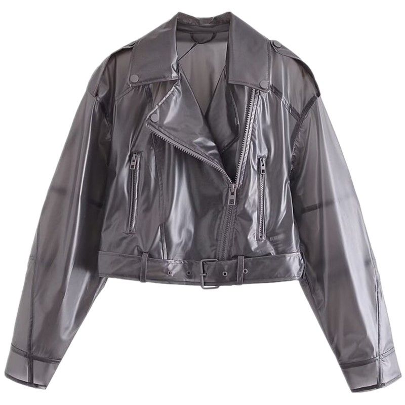 

Модный стиль 2023 Осень Новая женская одежда Стройнящий вид Легче всего сочетать Прозрачная короткая куртка 1255817 990 Figure Color L