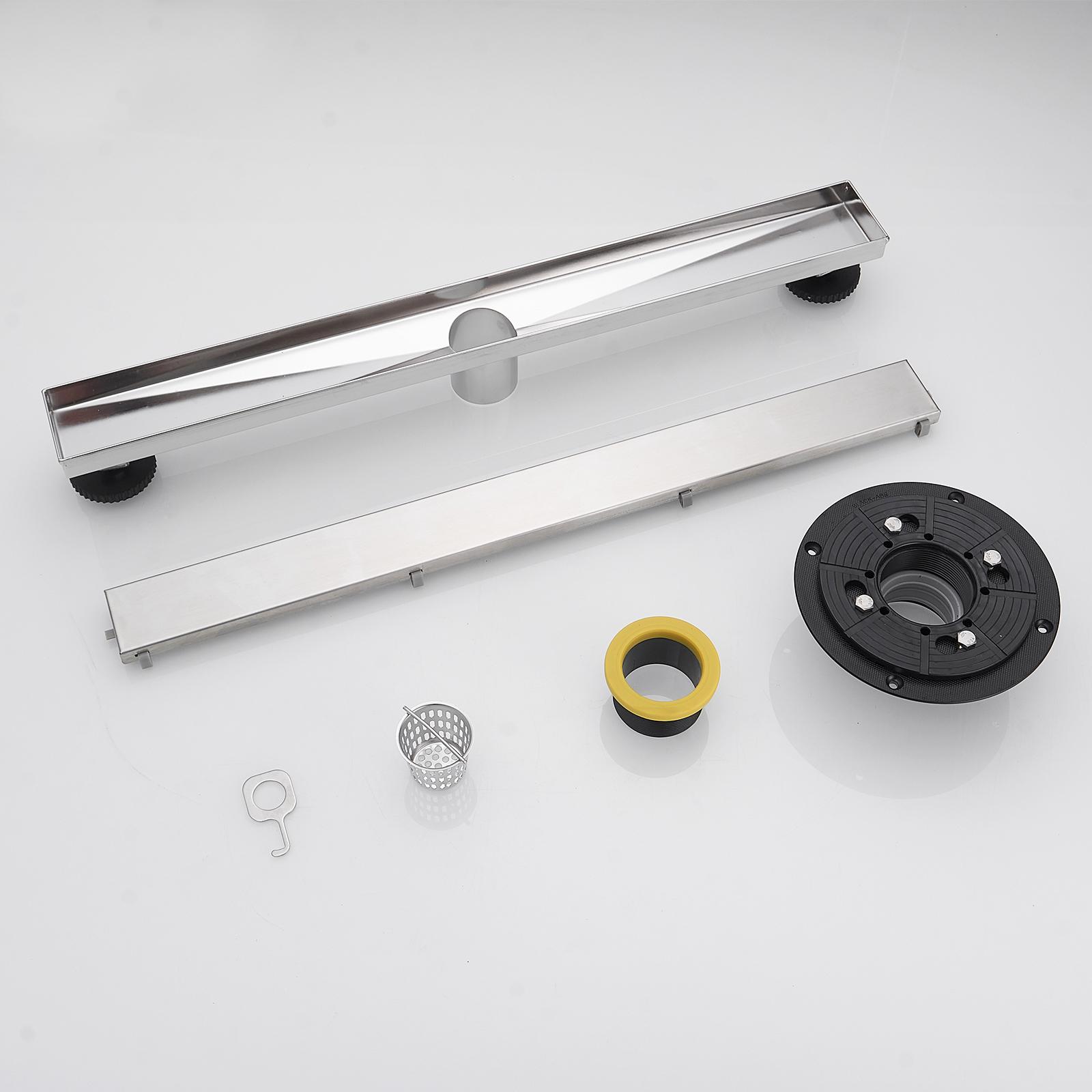 

Невидимый слив для пола в ванной комнате 60 см квадратный сливной фильтр для душа с защитой от запаха кухонные принадлежности DL-053SN