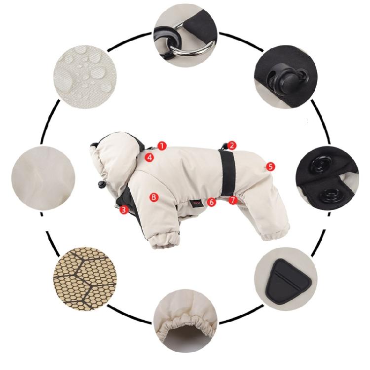 Pet Four Leg Clothes Water Resistant Dog Coat Protective Winter Outerwear For Active Lifestyle Breeds Walking Essential