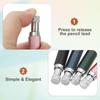 PATIKIL Mechanical Pencil Lead Holder Large Automatic Holder 20 Pencils with 2B Lead for Pink 5.6mm Drawing, Art, Sketching, Woodworking,