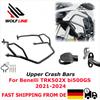 WOLFLINE for TRK502X Upper Engine Bumper for Benelli Bi500GS Upper Crash Bar Engine Guard for Benelli TRK502X Bi500GS 2021-2024