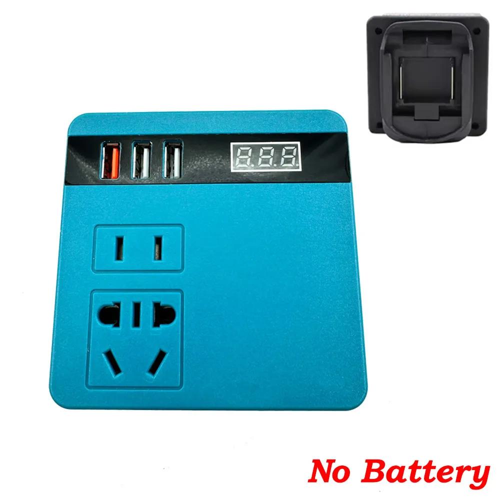 

Power Inverter DC 18V To 220V Inverter Adapter Power Supply Inverter For Home Appliances For Makita/Dewalt/Milwaukee 18V Battery