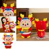 Tang Costume Dragon Doll 2024 New Year Mascot Plush Toy Red New Year Gift Dragon Year Mascot