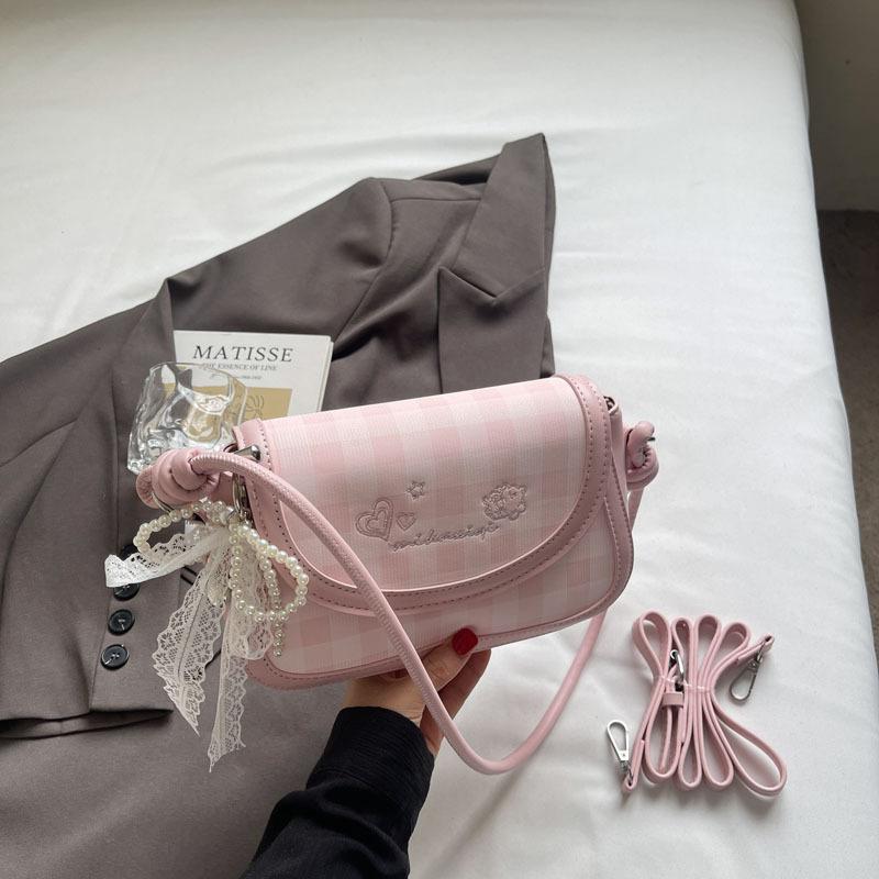 2025 Summer New Small Square Bag Fashion Trend Simple High Value Casual Shoulder Armpit Bag Fashionable Handbag