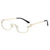 Small Sun Glasses Narrow Shades Eyewear Vintage Square Sunglasses  Unisex