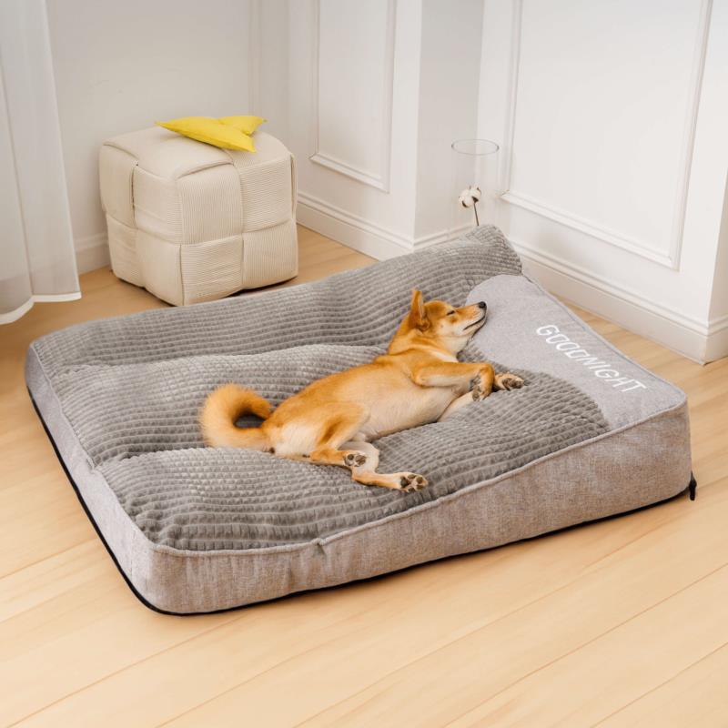 All-Season Dog Sofa Bed for Medium to Large Breeds - Winter Warm Pet Mat for Golden Retrievers