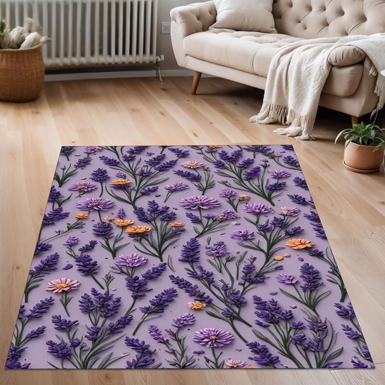 

Лаванда , Цветок Винтаж, Фиолетовый, Цветочный Декор для Кухни, Декор Букета из Сушеной Лаванды, Фиолетовая Гостиная, Современный Ковер 60*90cm