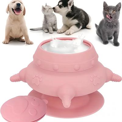 Allattamento al seno in silicone per animali domestici, alimentatore multifunzionale per ciucci per animali domestici, biberon per cuccioli, contenitore per alimenti per gattini, cani e gatti