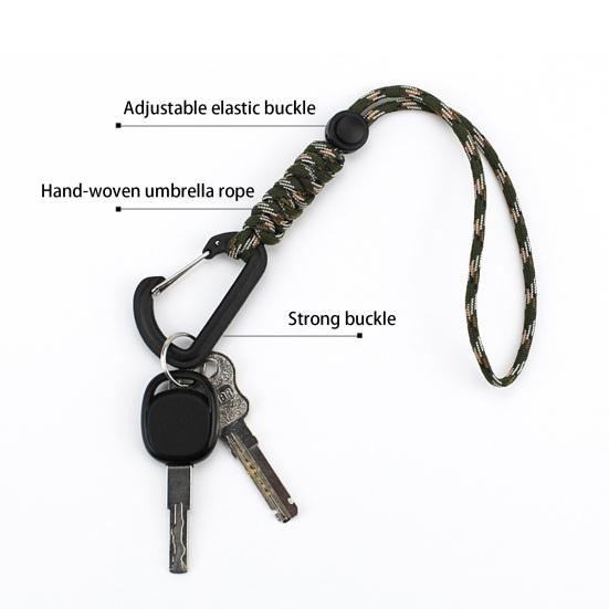 Wear-resistant Carabiner Key Hook High Strength Nylon Storage Items