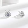 Zhuanzhuan Lucky Cat Adjustable Zircon Ring Set - Elegant Women's Light Luxury Jewelry