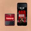 Fashion RBD Rebelde For Samsung Galaxy Z Flip 5 4 3 Case Shockproof Hard Cover Phone Z Flip 6 7 5G Z Flip 5 4 5G TPU PC Hard C