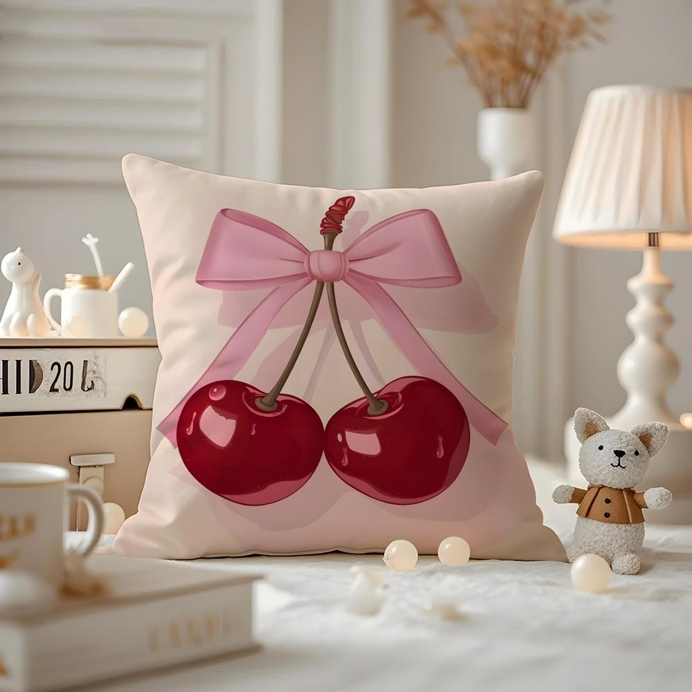 Kirsh Cushion Cover Anti-dustmite Pillowcase Invisible Zipper Silky Short Plush Sofa Cushion Cover