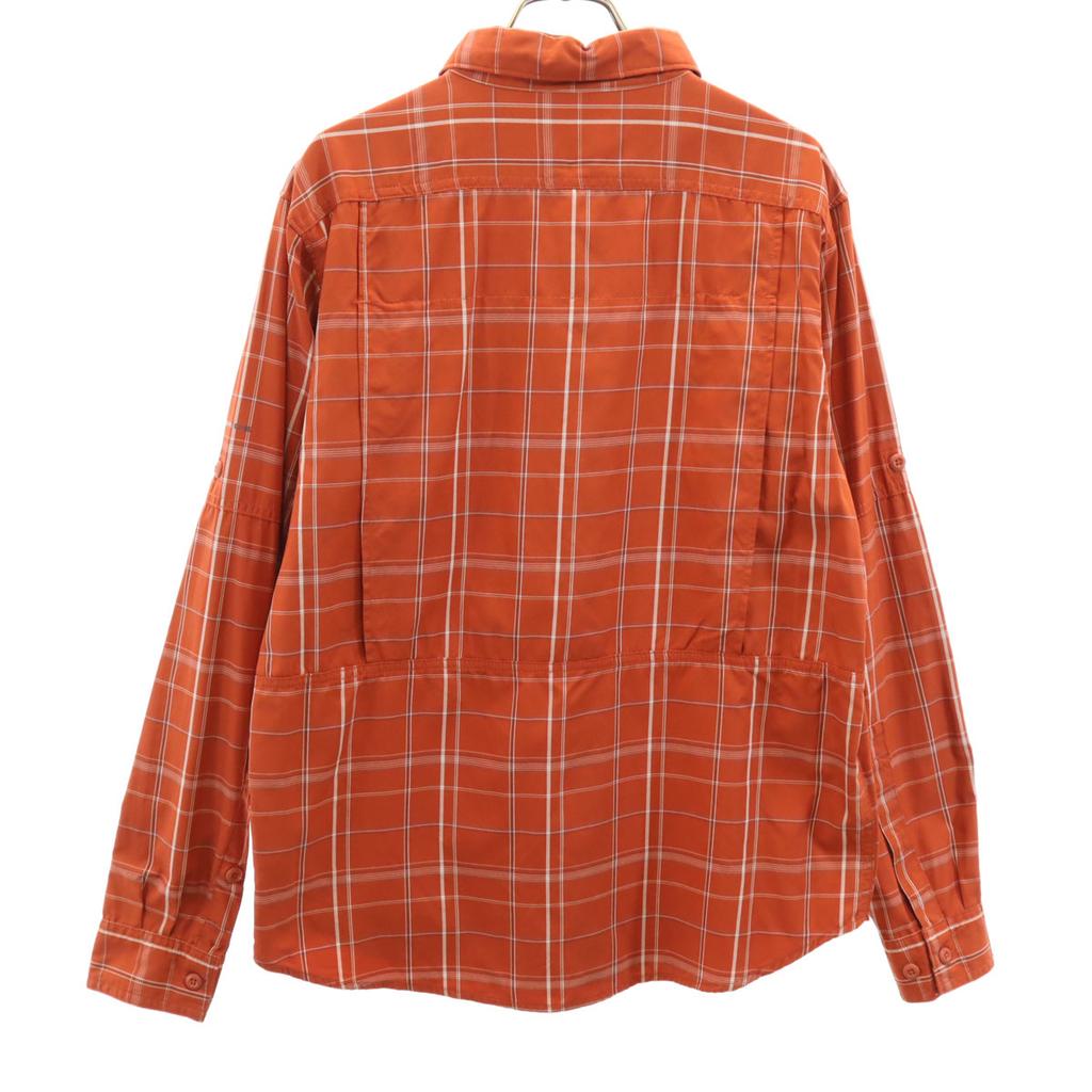 Columbia Check Pattern Long sleeve Silver Ridge Long Sleeve shirt Men's Used
