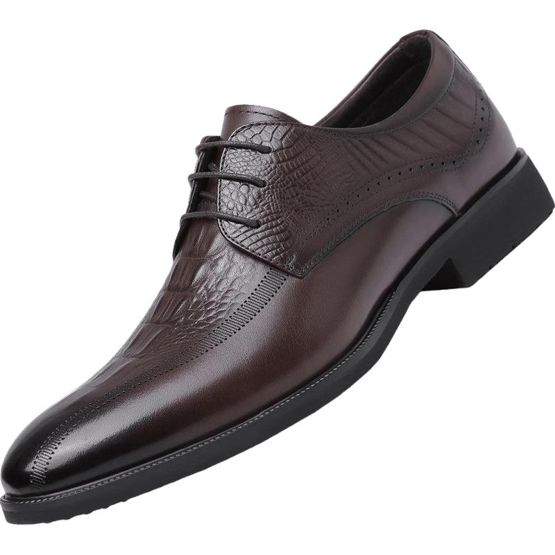 Red Dragonfly Men s Business Casual Leather Derby Shoes 43
