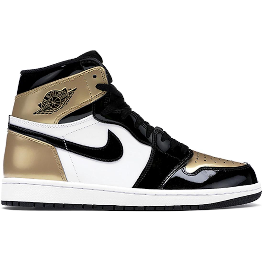 

Sneaker Jordan 1 Retro High NRG Patent Gold Toe(861428-007) 44.5