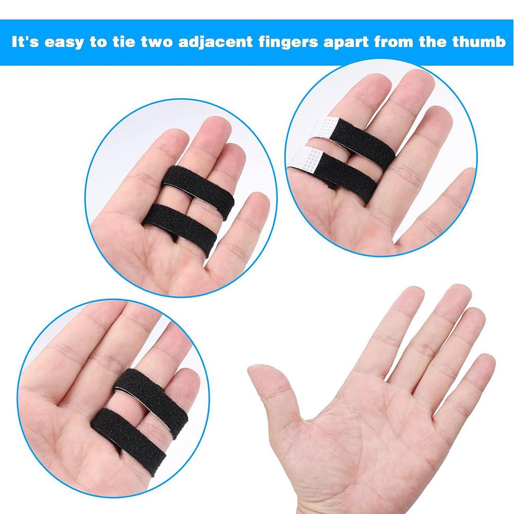 10Pcs Reusable Tape Finger Straps Set For Fingers Correction Support Brace Wraps