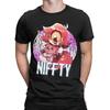 Men's T-Shirt Hazbined Hoteled Niffty Fun Cotton Tees Short Sleeve  T Shirts Round Neck Tops Birthday Present