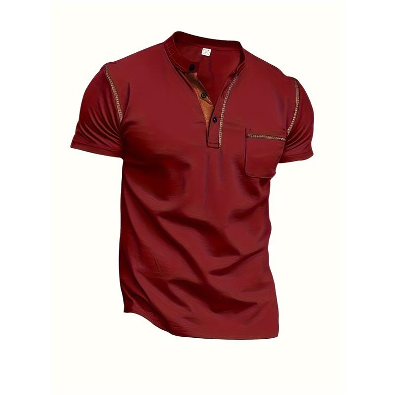 Verano Nuevo Estilo Camiseta de Manga Corta para Hombre Secado Rápido Polo Casual para Hombre