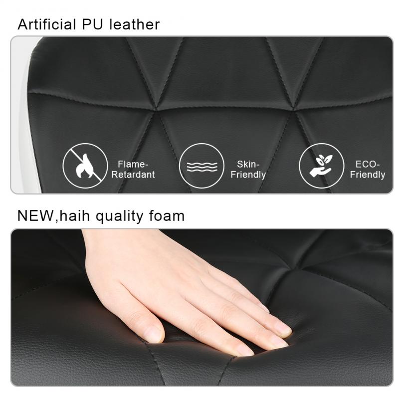 Modern Adjustable Large Backrest Bar Chair Comfort Beauty Stool Backrest Rotating Cashier High Pedal Dining Household Warm