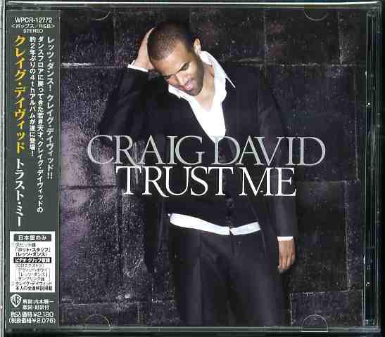 

CD CRAIG DAVID Trust Me WPCR12772 Warner Bros. Re 2007 Japan ObiDance Electronica Used