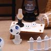 Mini Wooden Dollhouse Jigsaw Table Blythe Doll Scene Prop Accessories
