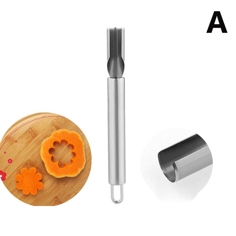 1/3Pcs Carving Tool Stainless Steel Carving Knife Fruit And Vegetable Carving Knife Semicircle Water Drop Petal Shape