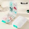 Portable Pill Organizer - 7-Day, 3-Times Daily Dispenser with Large Capacity and Medication Reminder