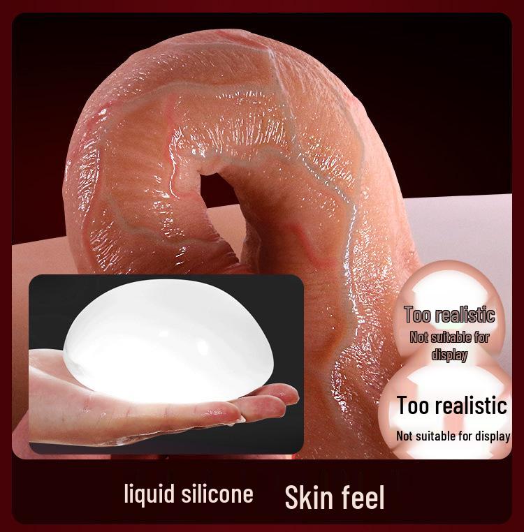 Long-Lasting Women's Wearable Realistic Silicone Dildo with Soft Flesh Insertable Pants