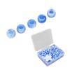 Pony Beads Kit Candy Color DIY Jewelry Making Beads Hair Beads for Bracelet Necklace Crafts MakingBlue