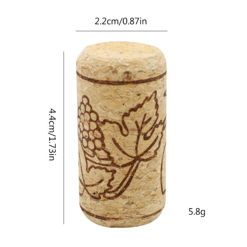50Pcs Straight Corks Stoppers for Bottle Wine Great for DIY Crafts Home Decors