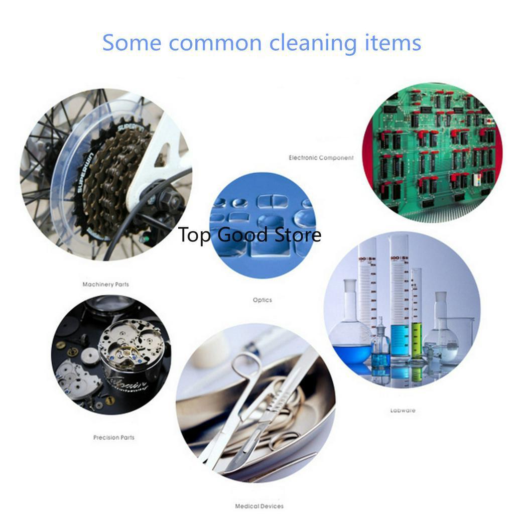 100W 3L Digitaler Ultraschallreiniger Ultraschallbad ReinigungsTimer Tank Heizkorb