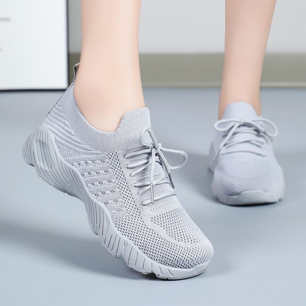 Women's Shoes Versatile Spring Large Size Sports Single Shoes Casual Soft Bottom Not Tired Mom Shoes Casual Soft Walking All Day Sneakers