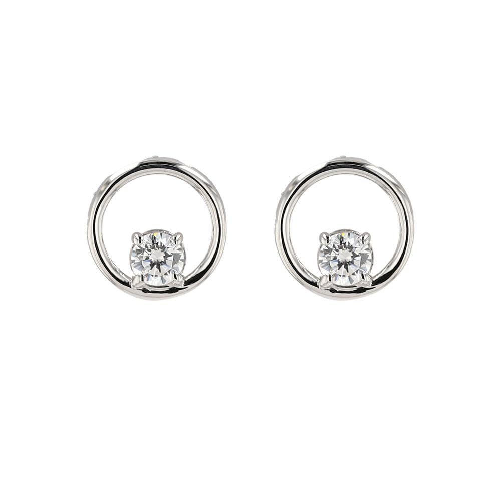 

Silver Cubic Earrings VPRPD52228 [PINKY & DIANNE] PINKY&DIANNE білий