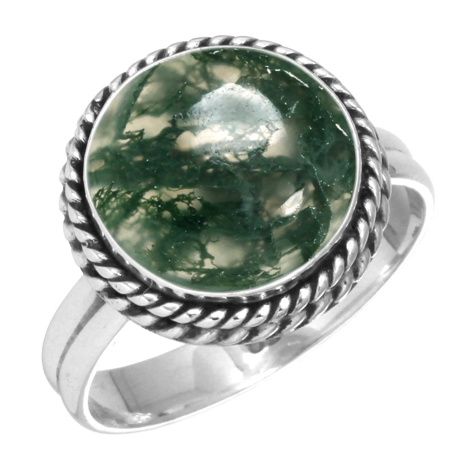 

Кольцо из стерлингового серебра 925 пробы с женским драгоценным камнем, ювелирные изделия ручной работы, рождественский подарок, мукаит, монтанский агат, моховой агат, колючая устрица, родонит, глаз Шивы, викторианский 9.5