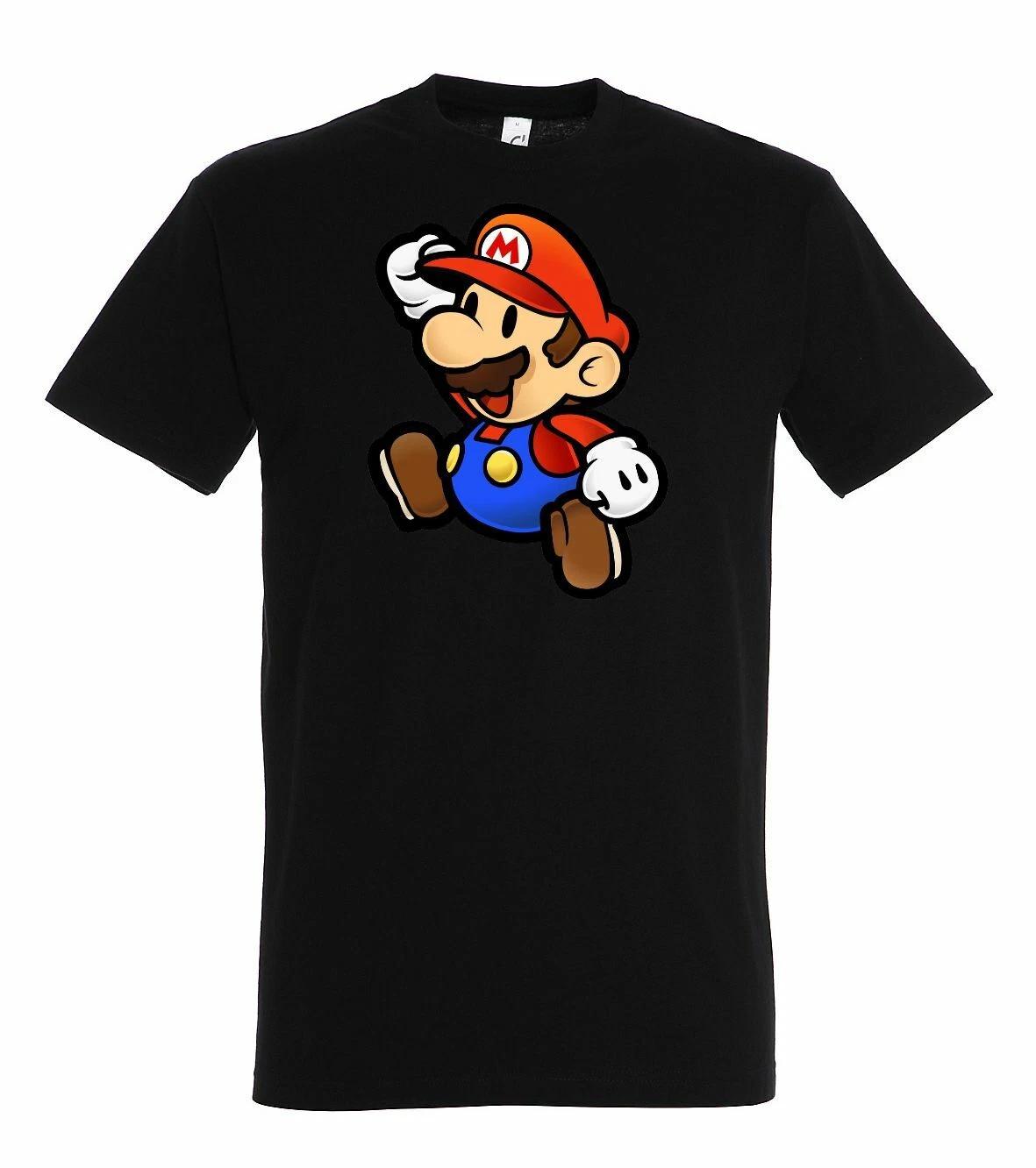 Youth Designz Mario Mens Printed T-Shirt Funny Nerd Gaming Yoshi Luigi Fun 2XL