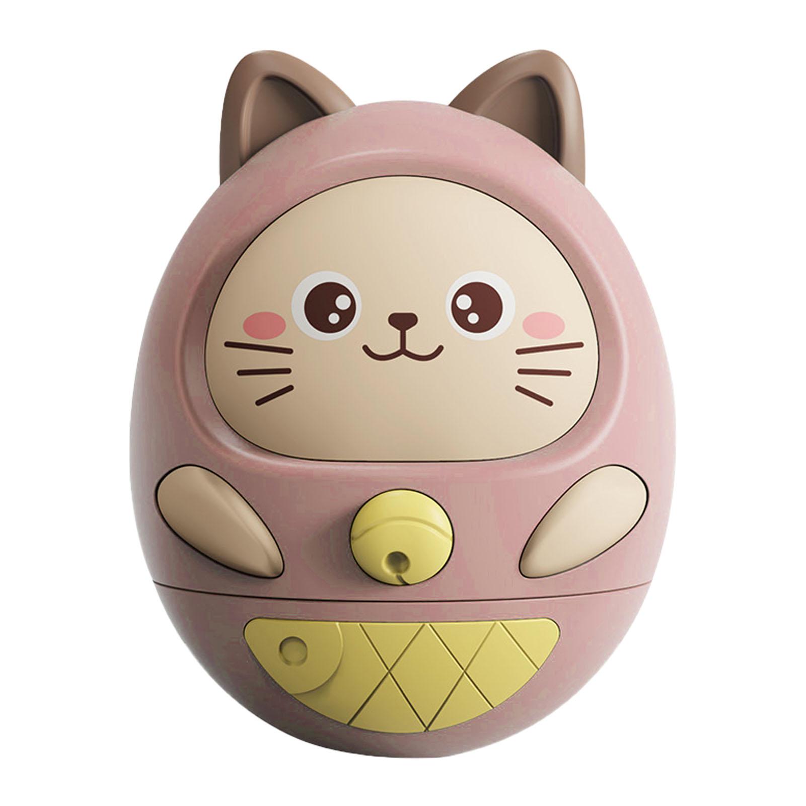 

Wobbling Toy Children Kitten Look Wobbler Toy Multipurpose Interesting Swaying Toy For 18 Months розовый