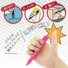 Zebra Maki Fine 10 Oil-Based Pen, Knock, Tip, Pink, Pens, B-P-YYSS6-P