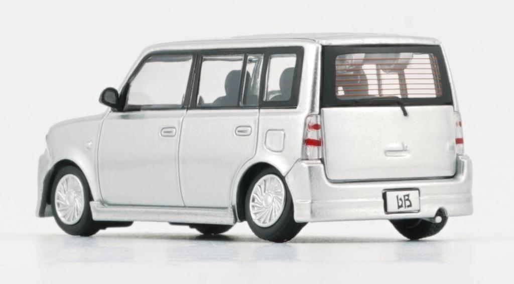 BM CREATIONS 1/64 Toyota 2000 bB Silver (RHD) Finished Product