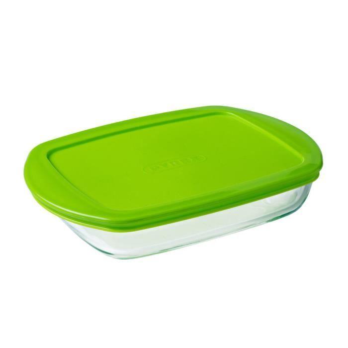 Boîte À Repas - Pyrex - Prep&store - Rectangulaire - 1,6 L - Vert - 5 Unités