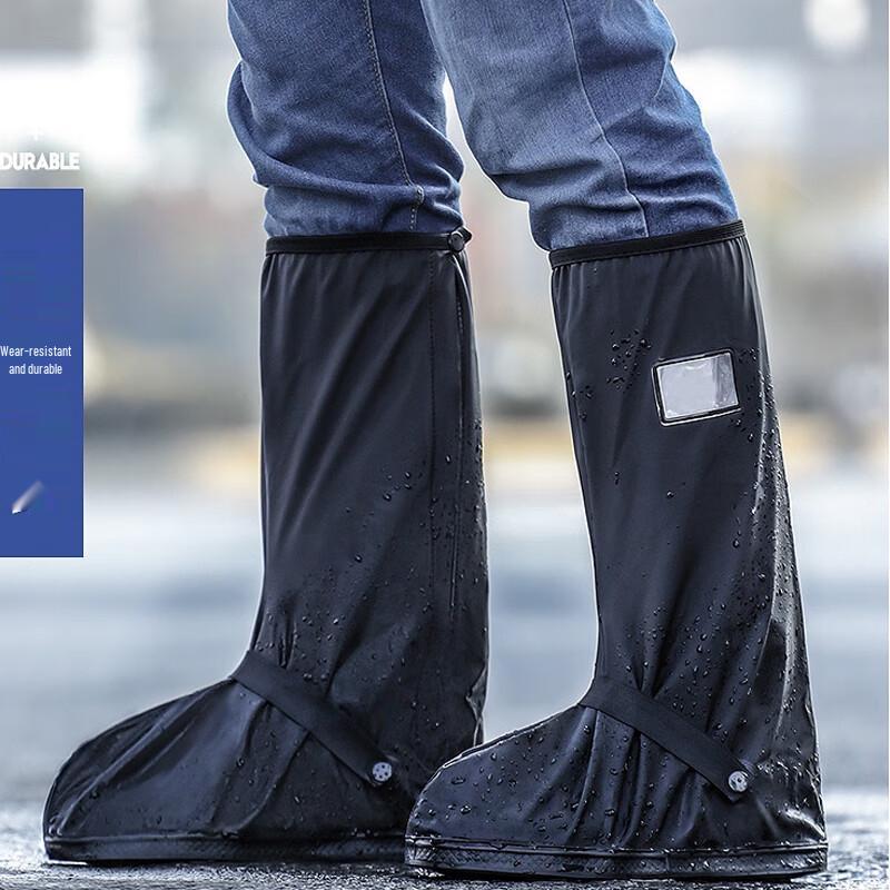 Unisex High-Top Waterproof Rain Shoe Covers